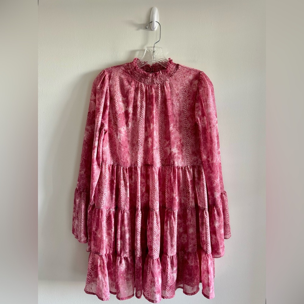 Altar'd State Maya Snakeskin Mini Dress